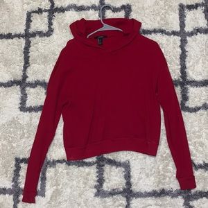 forever 21 cropped sweater/hoodie